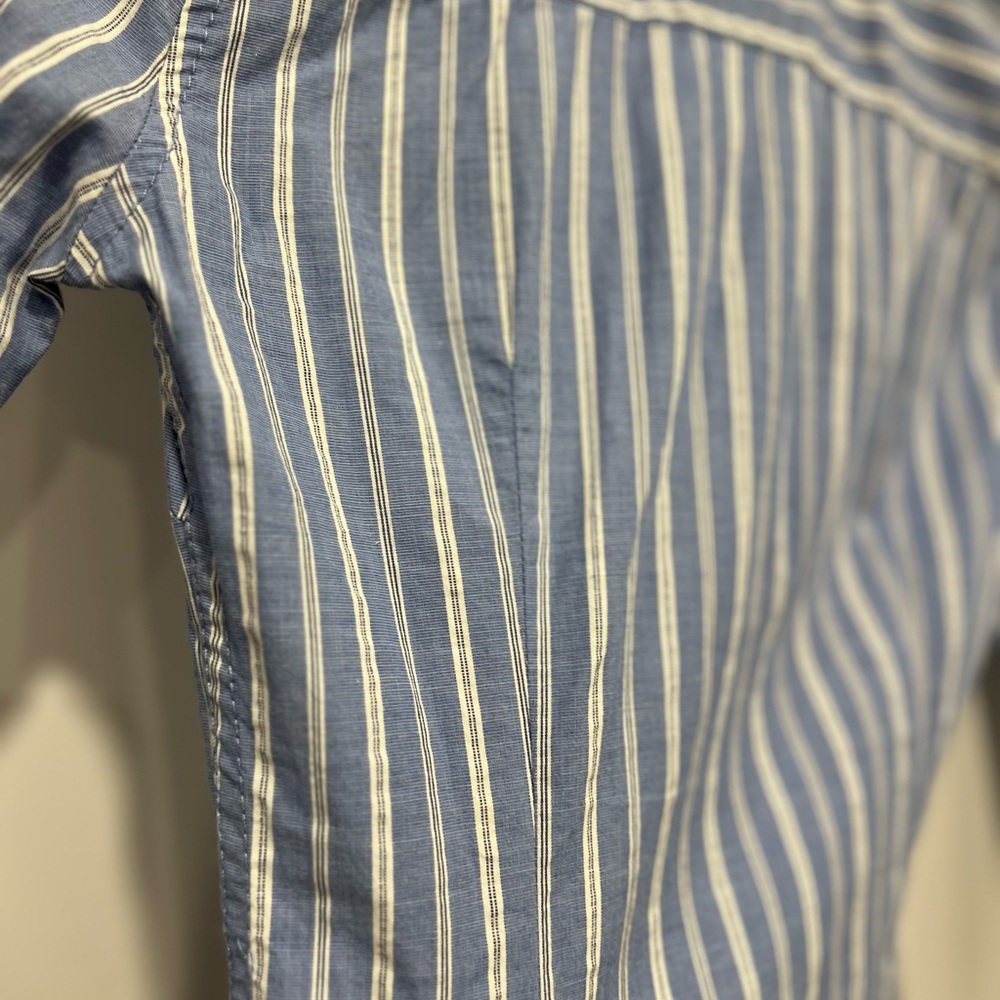 Hollister Blue and White Striped Shirt - Picture 13 of 15